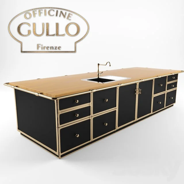 Kitchen island Officine Gullo - Antiques of the future